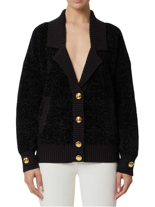 Cardigan in ciniglia con bottoni gioiello Elisabetta Franchi | MK44S57E2110